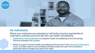The Growth Company Workplace Wellbeing and Mental Resilience | PDF