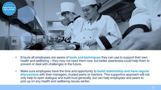 The Growth Company Workplace Wellbeing and Mental Resilience | PDF