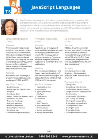 IT Training Courses | PDF