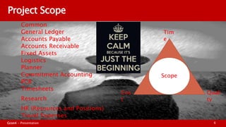 Supporting OCS at ILRI: Advisory firm GCON4 roadmap and agenda 