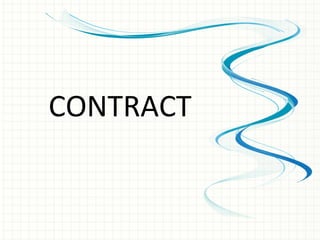 CONTRACT	
  
 