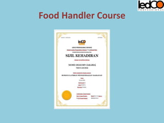 Food Handler Course
 