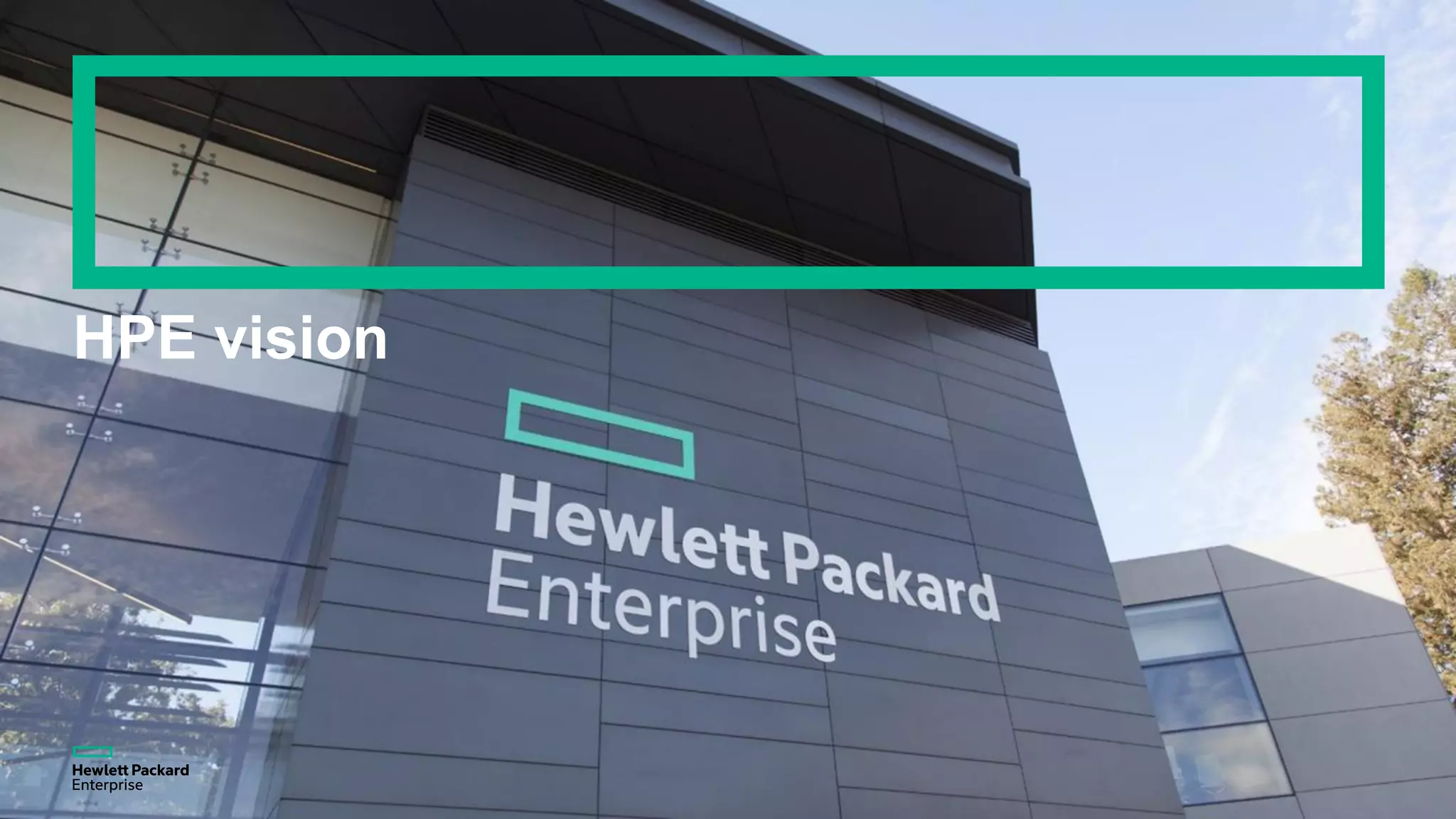 HPE vision
 