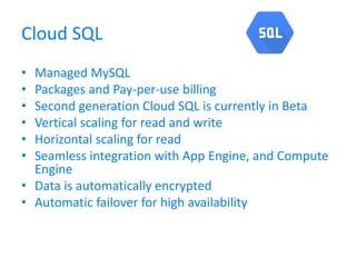 Introduction to Google Cloud Platform | PDF