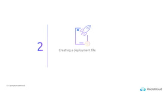 © Copyright KodeKloud
Creating a deployment file
 