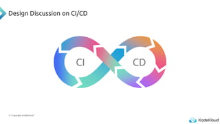 © Copyright KodeKloud
Design Discussion on CI/CD
CI CD
 