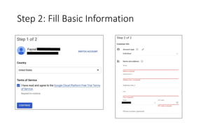 Step 2: Fill Basic Information
 