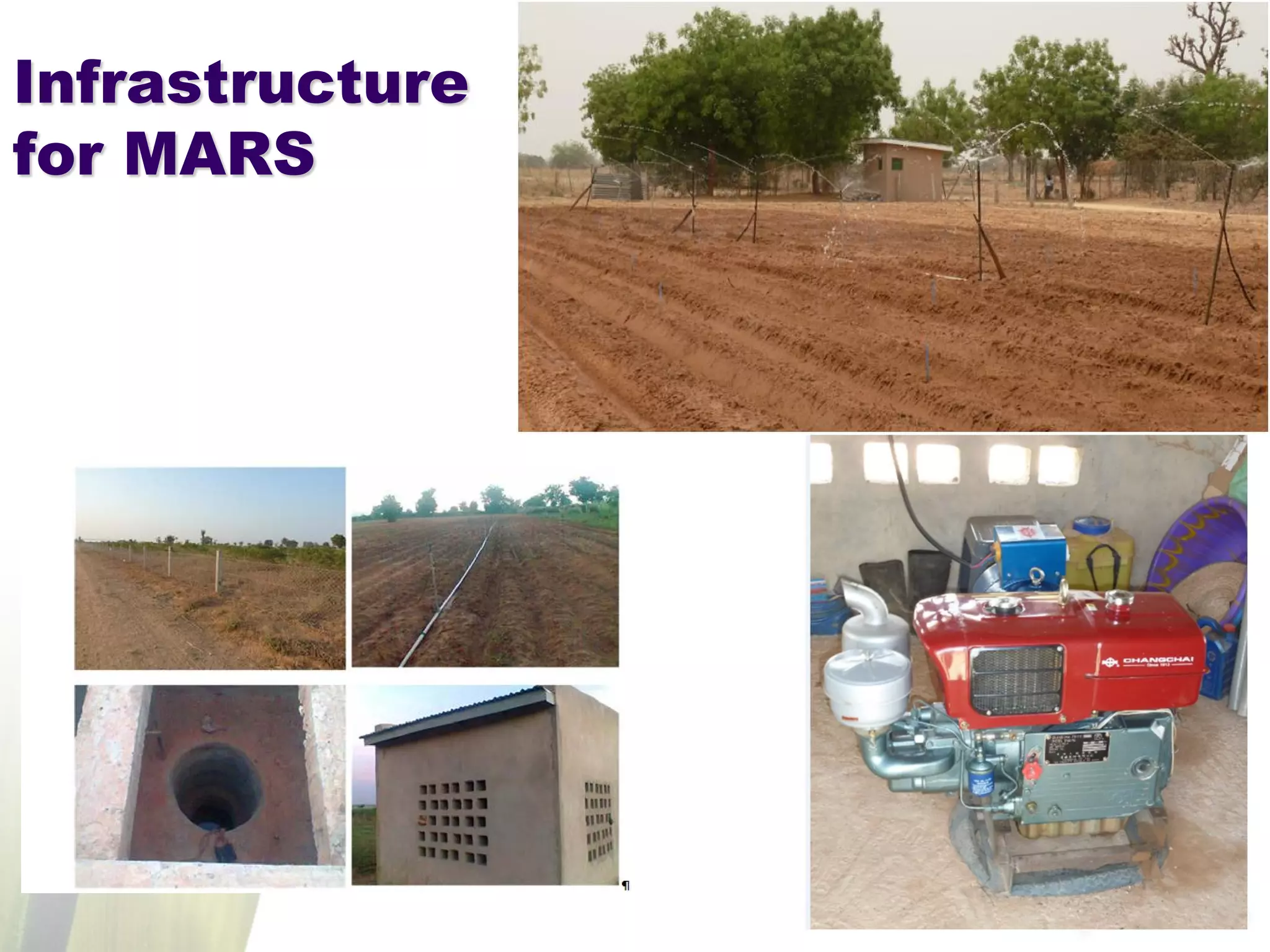 Infrastructure
for MARS
 