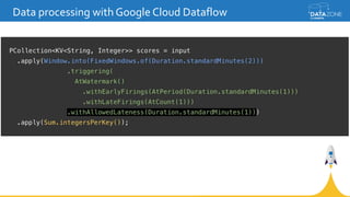 Data processing with Google Cloud Dataflow
 