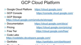 Google Cloud Platform Data Storage | PPTX