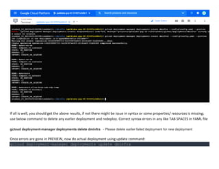 GCP Deployment Manager Demo | PDF