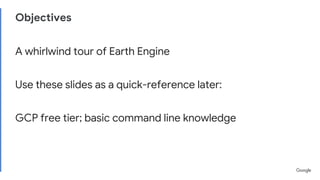 Earth Engine on Google Cloud Platform (GCP) | PDF