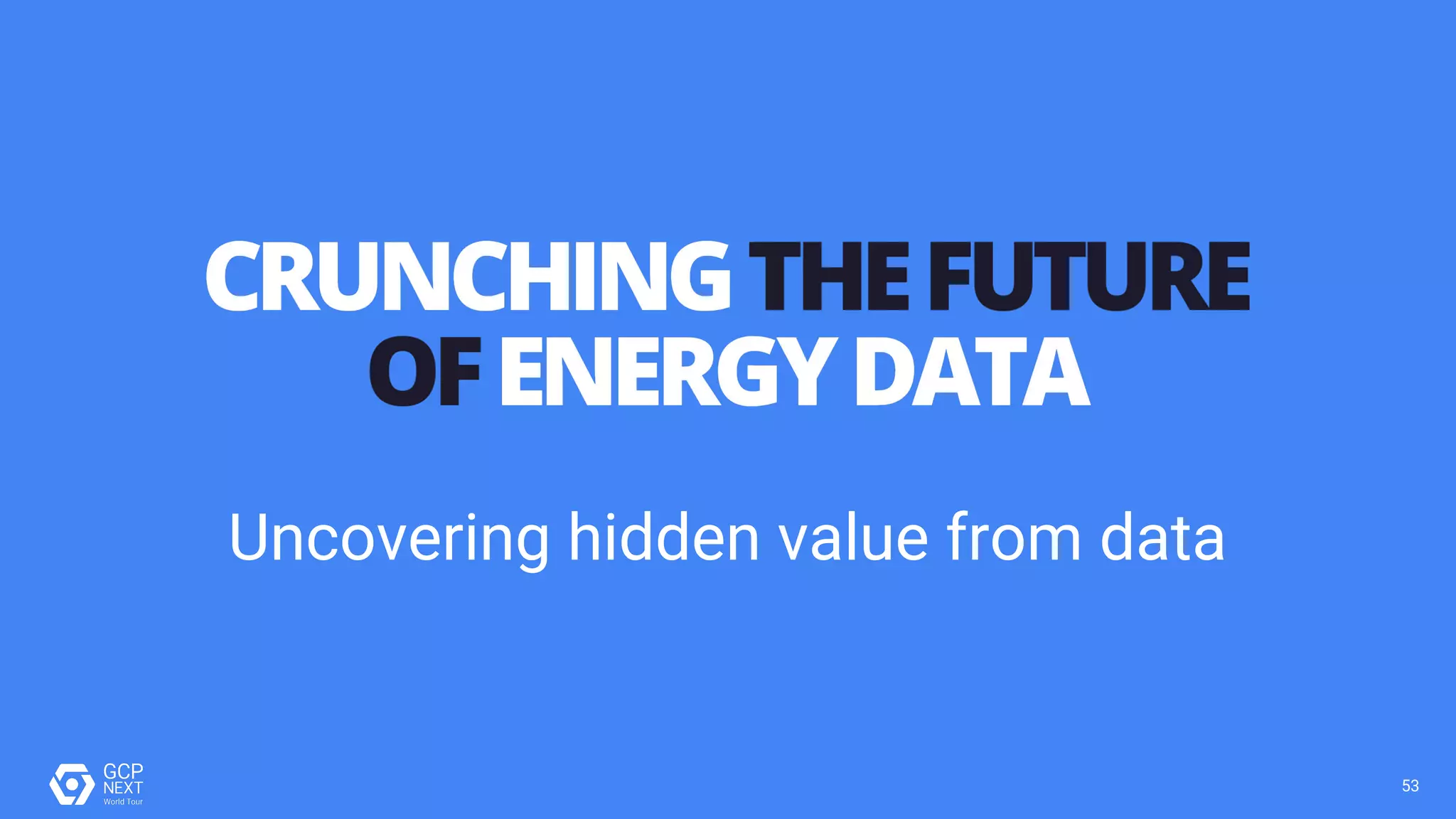 5353
Uncovering hidden value from data
 