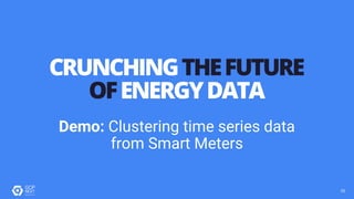 5555
Demo: Clustering time series data
from Smart Meters
 
