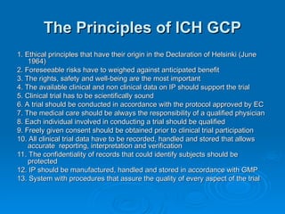 GCP refresher Clinical___________________PPT | PPT