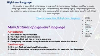 Presentation on C-language | PPT