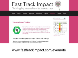 www.fasttrackimpact.com/evernote
 