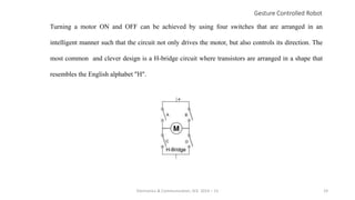 GESTURE CONTROL ROBOT | PPTX