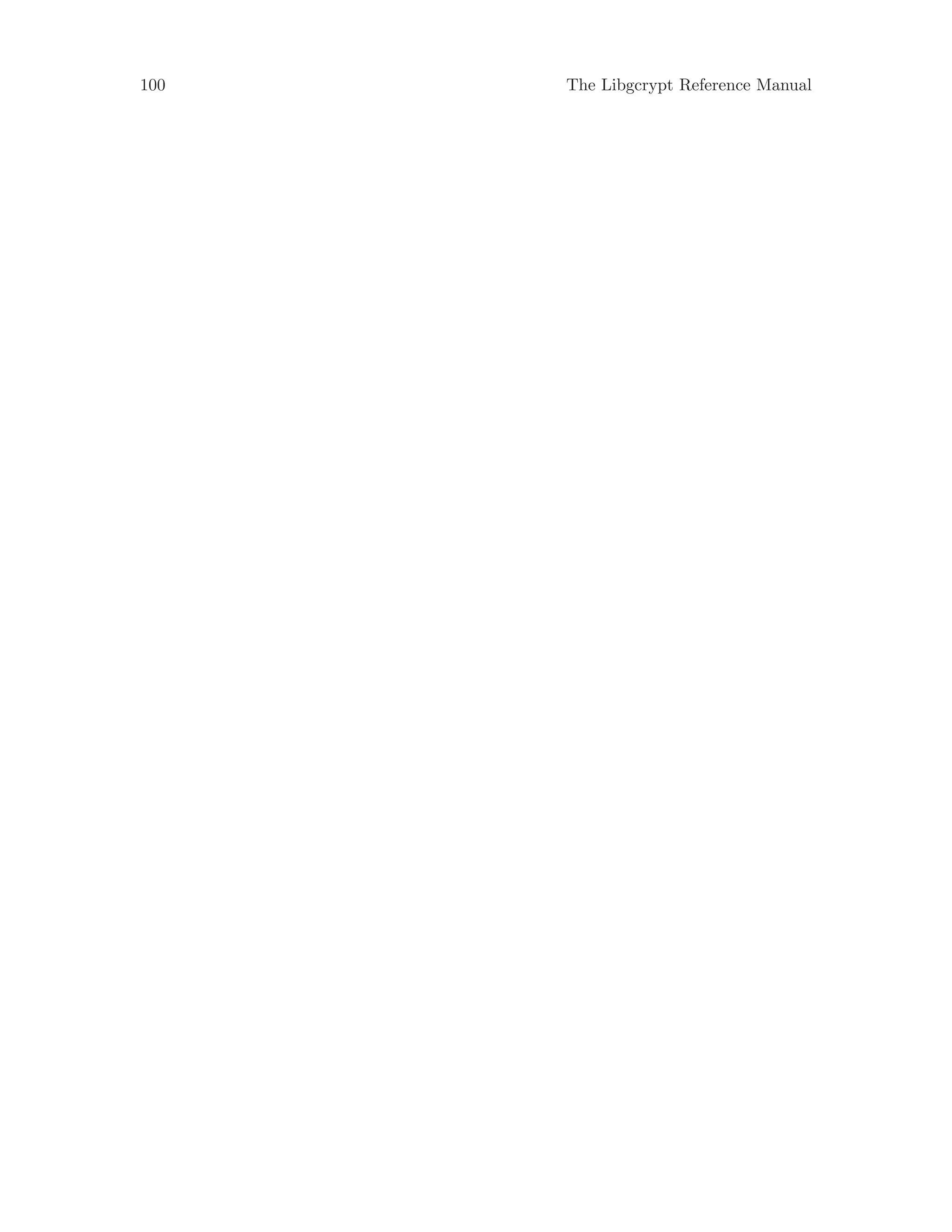 100 The Libgcrypt Reference Manual
 