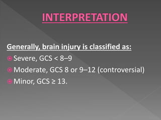 GCS Glasgow coma scale in neurological system | PPT
