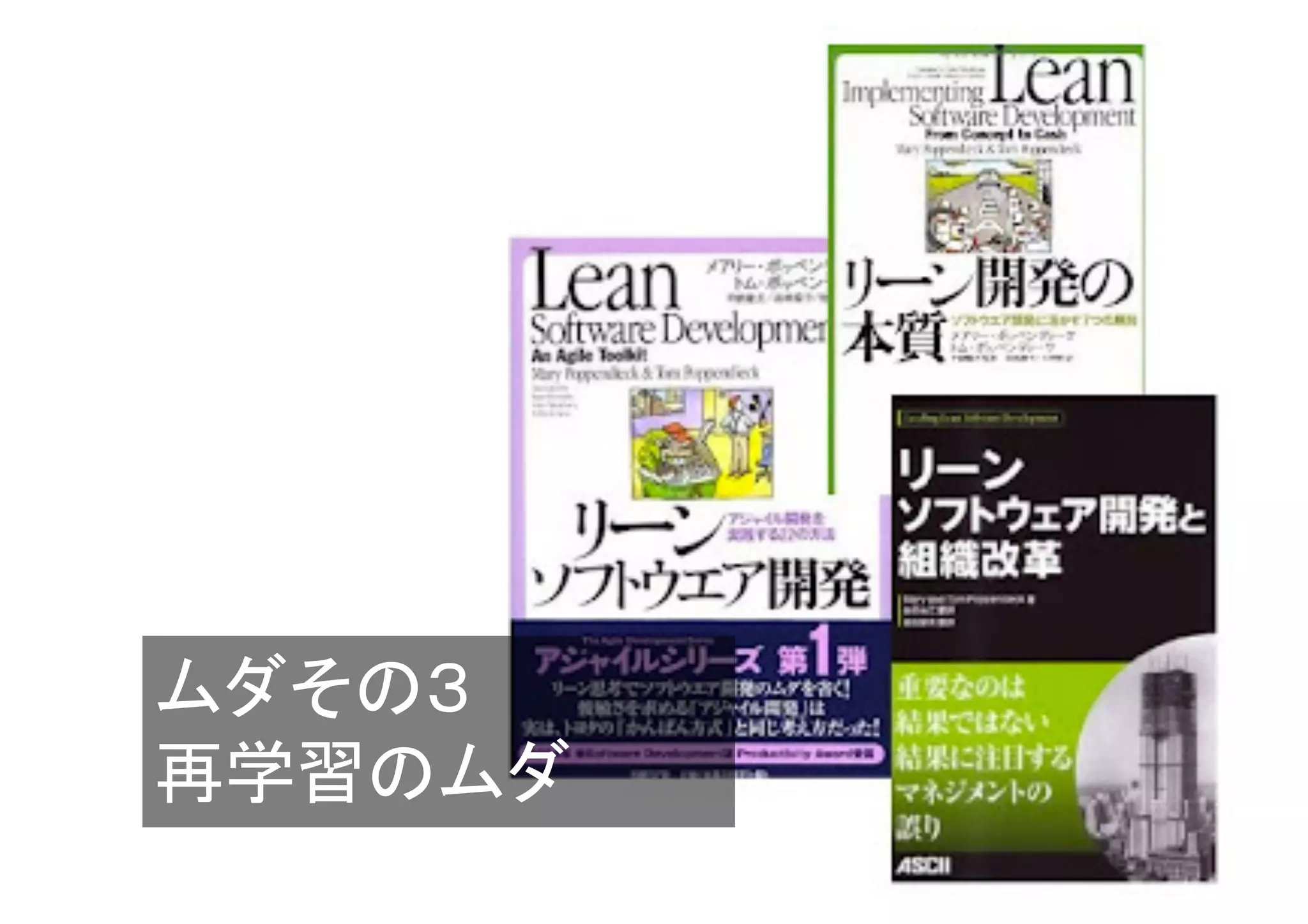 ムダその３	
  
再学習のムダ	
 
