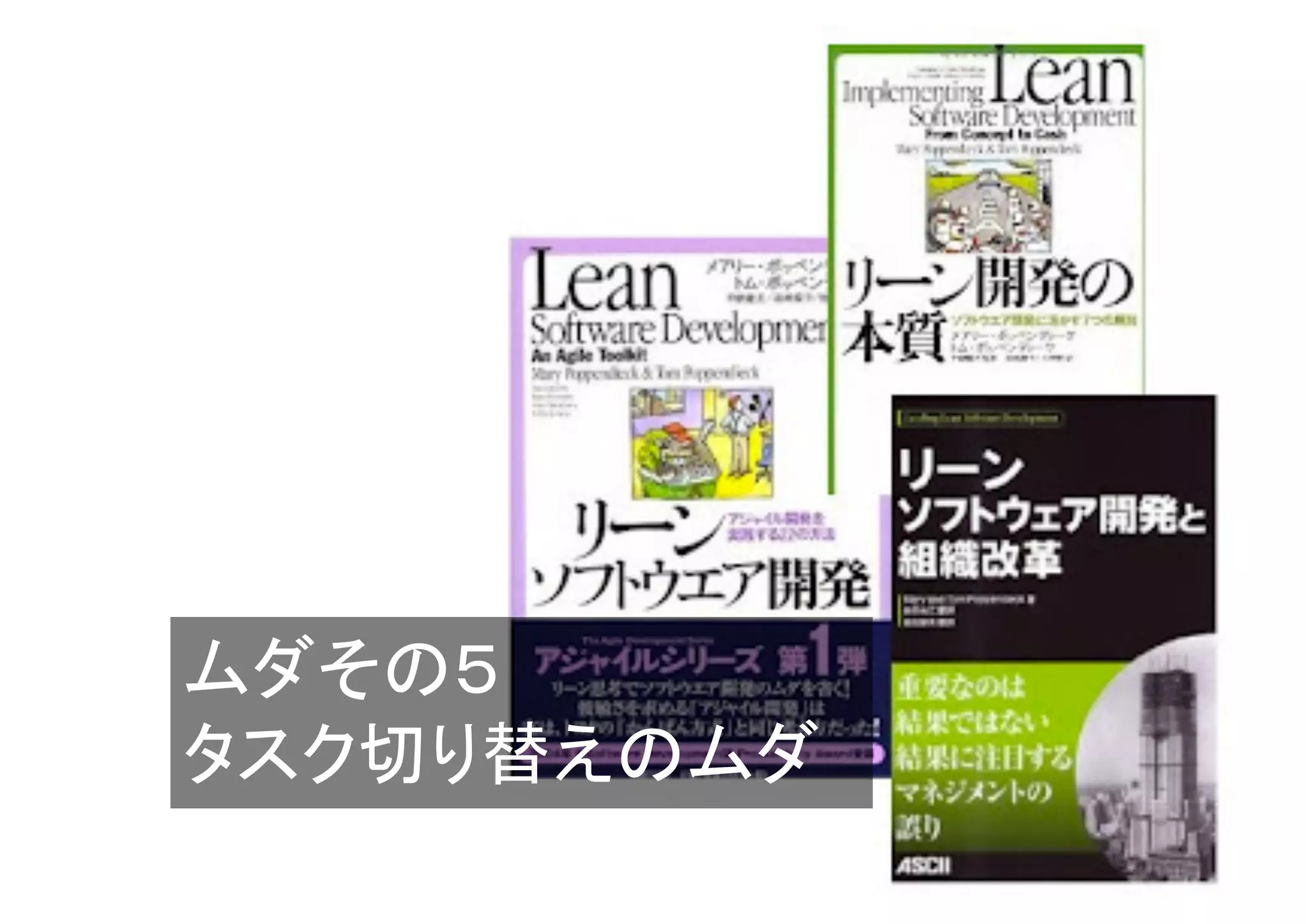 ムダその５	
  
タスク切り替えのムダ	
 