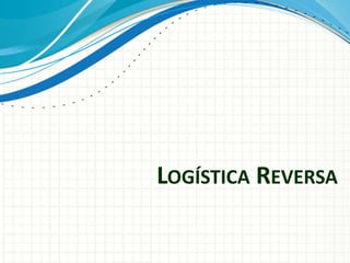 LOGÍSTICA REVERSA
 