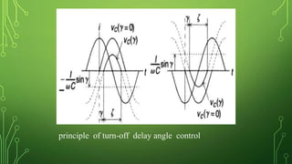 principle of turn-off delay angle control
 
