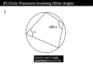 GCSE-CircleTheorems by Dr Frost for reference | PPTX
