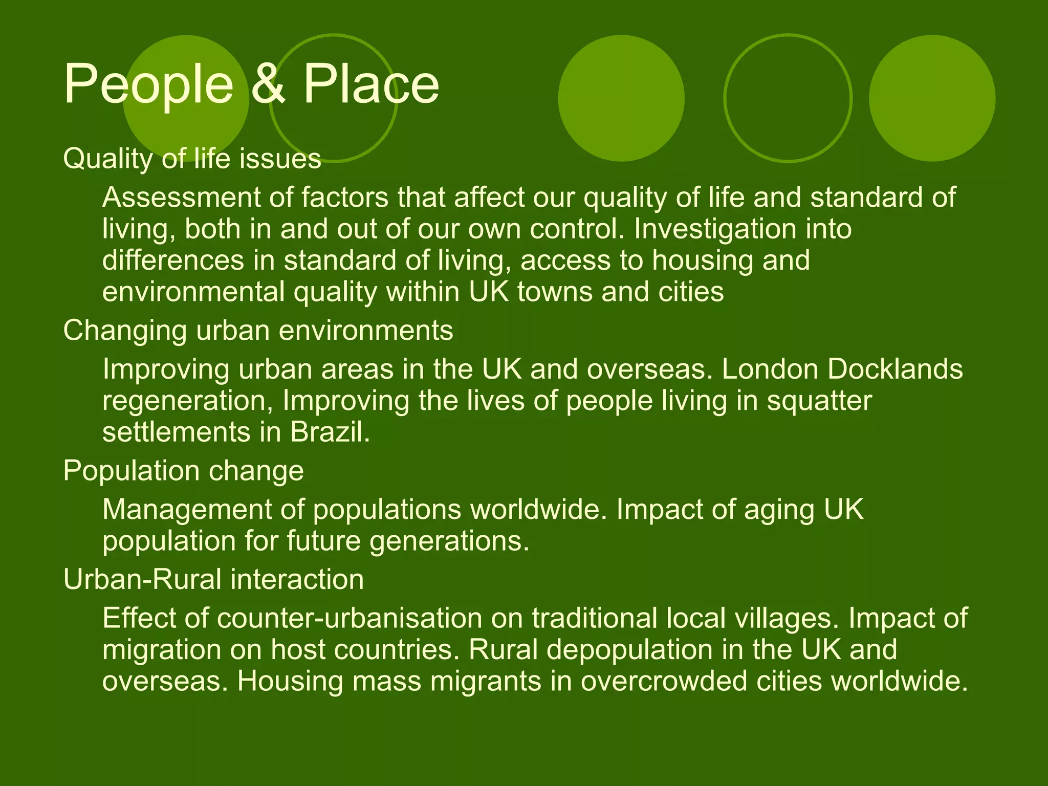 GCSE Geography 2009 Presentation | PPT