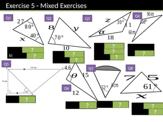 Non right angle triangles rules in trig. | PPTX