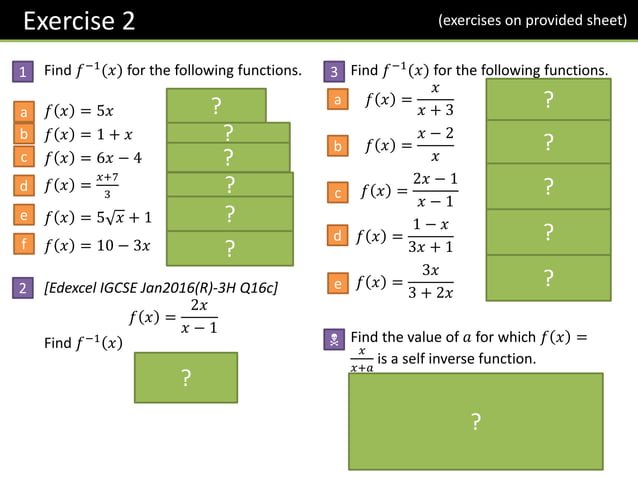 Functions ppt Dr Frost Maths Mixed questions | PPTX | Education
