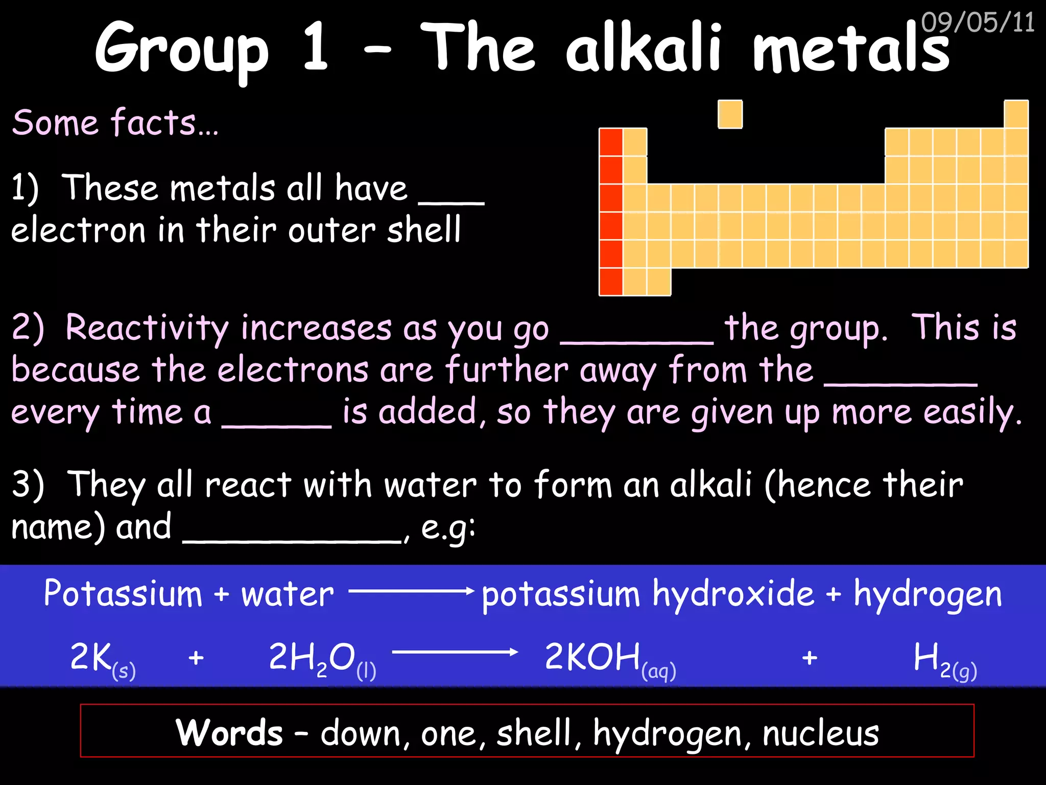 Gcse c4 chemical patterns bonding & periodic table revision | PPT
