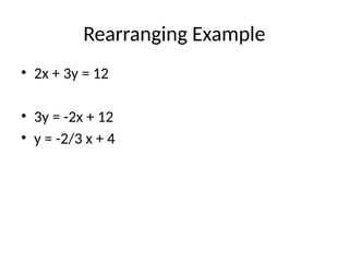Comprehensive GCSE Maths Guide: Understanding Equations of a Line ...