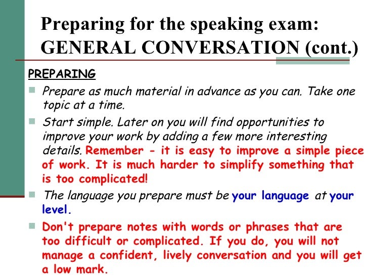 gcse english speaking test Gcse Revision Speaking French