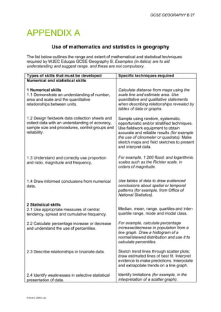 GCSE Geography | PDF