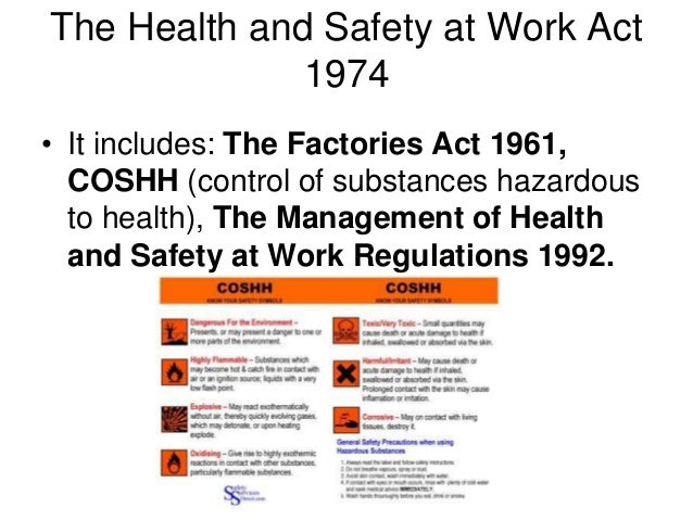 managing health and safety at work act essay Employers' responsibilities to employees regarding health and safety under the safety, health and welfare at work act 2005 the employee may not be. managing health and safety at work act essay Employers' responsibilities to employees regarding health and safety under the safety, health and welfare at work act 2005 the employee may not be.