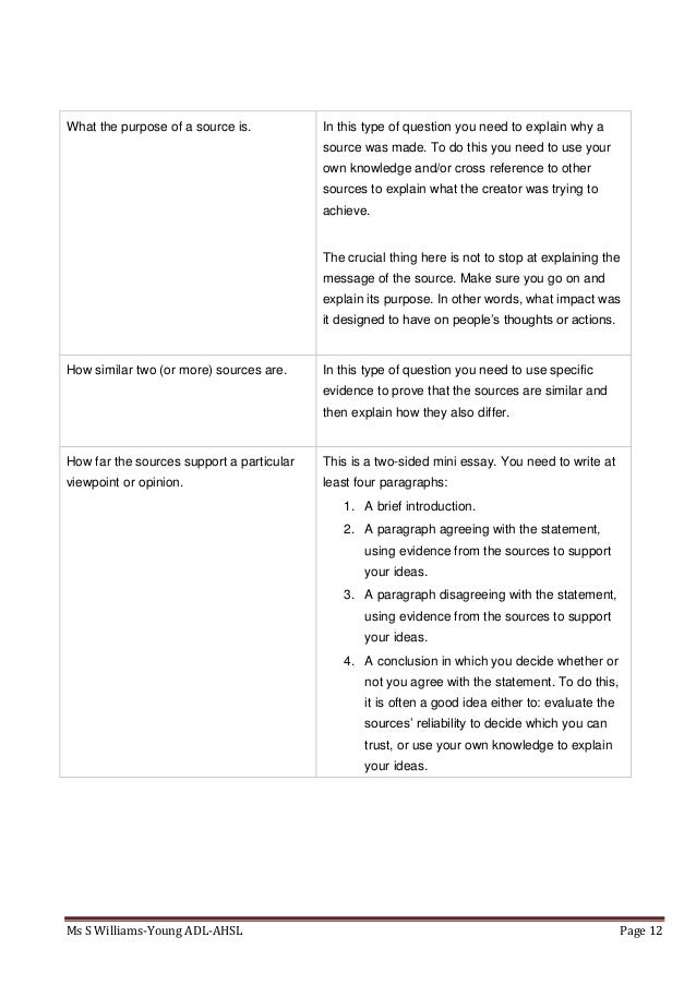 Chronological essay topics
