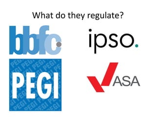 What do they regulate?
 