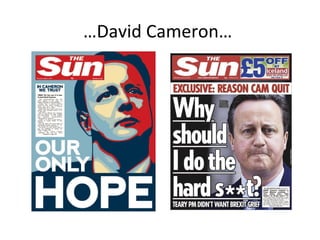 …David Cameron…
 