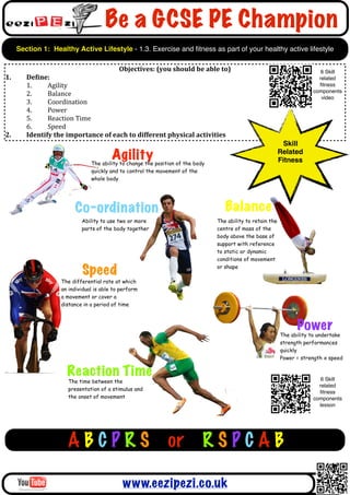 Gcse pe revision booklet | PDF