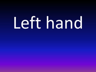 Left hand
 