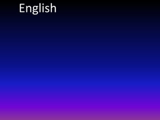 English
 
