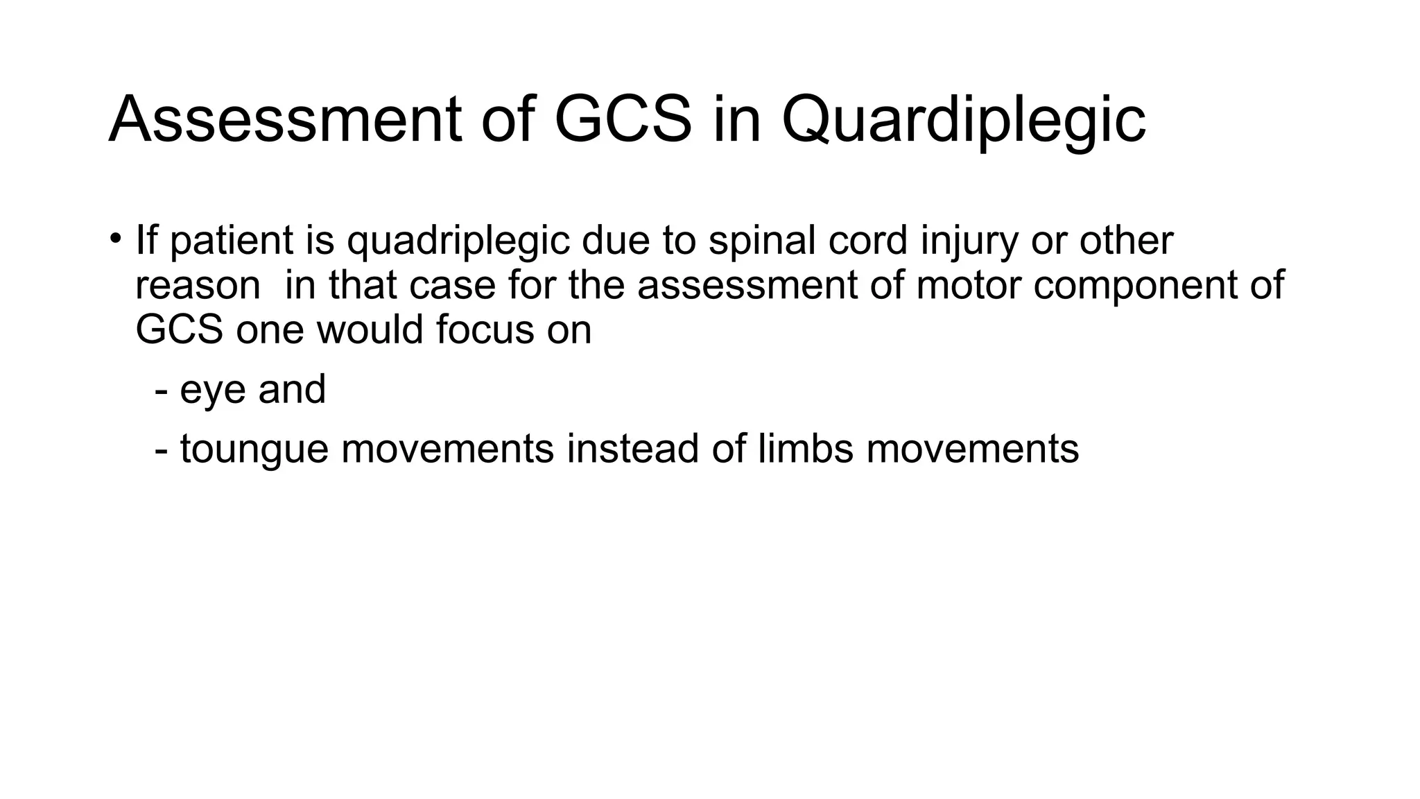 Glasgow Coma Scale & Injury Score by Dr. Fahad Ahmad (1).pptx