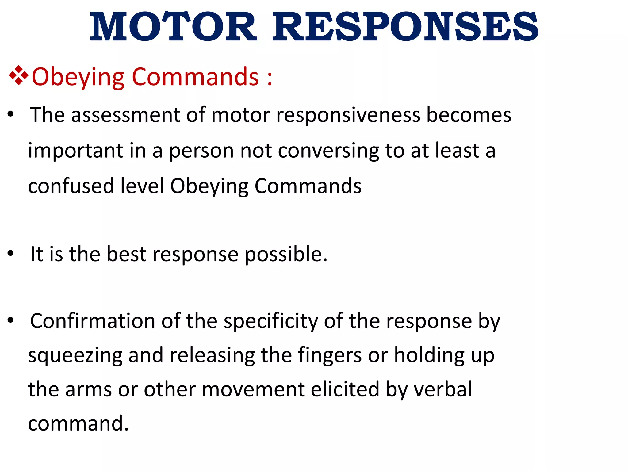 GLASSGOW COMA SCALE & REFLEXES | PPTX