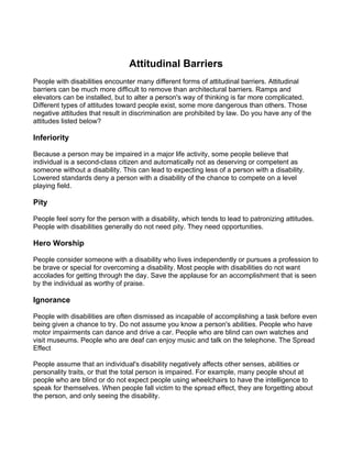 Gcsv2011 inclusion and national service-attitudinal barriers