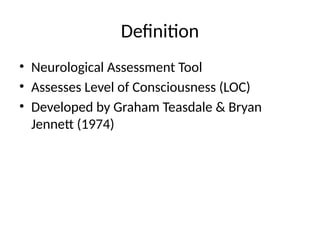 Comprehensive Guide to Glasgow Coma Scale for Neurological Assessment ...