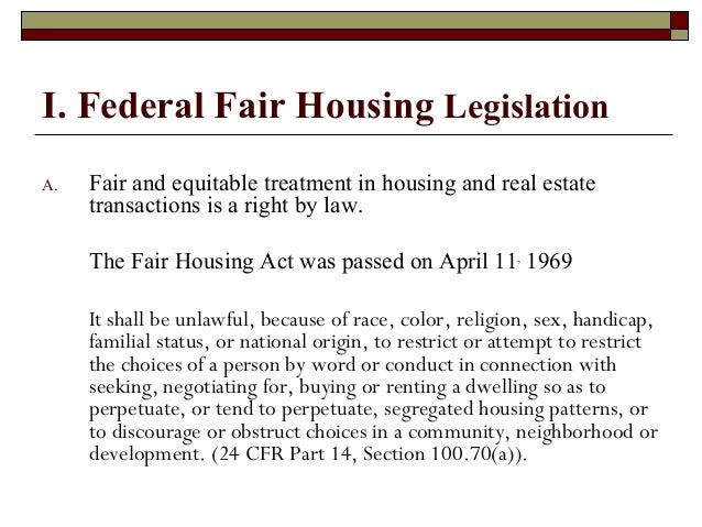 Fair Housing And Internet Advertising