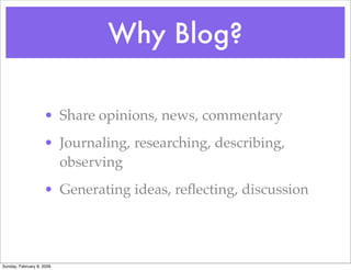 Using Blogs and Wikis for Professional Development