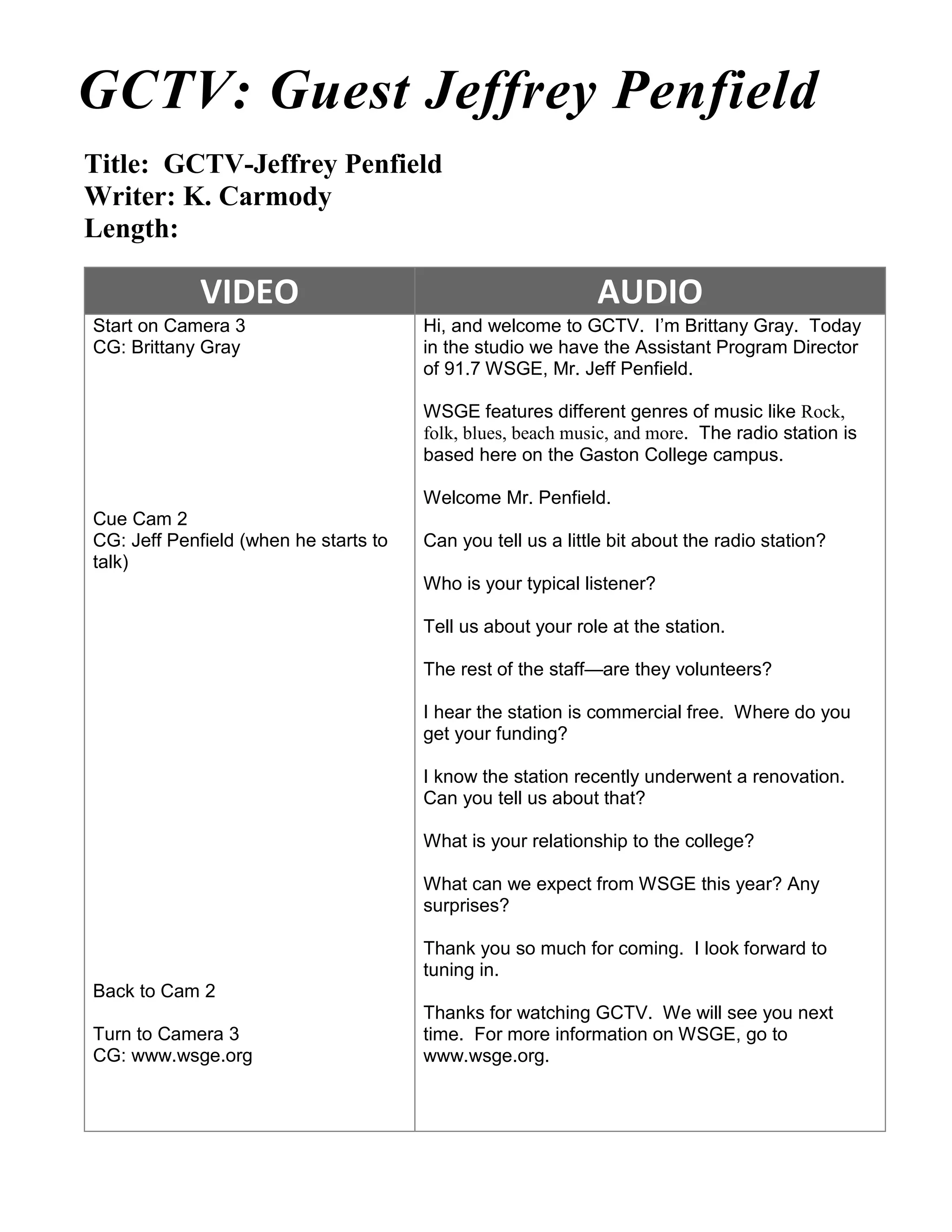 Gctv jeff penfield pdf